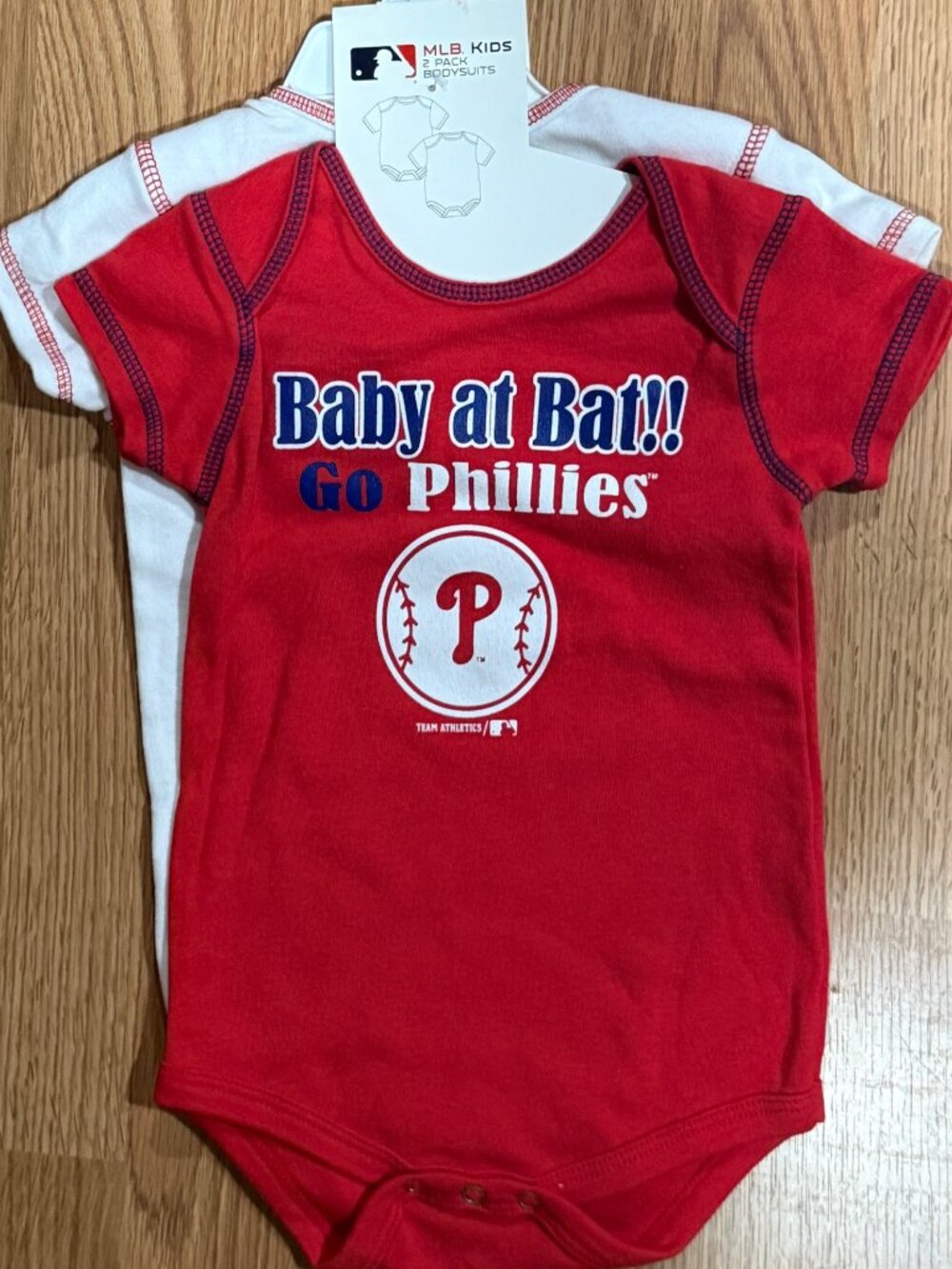 Two NWT Phillies Onsies Size 18 months